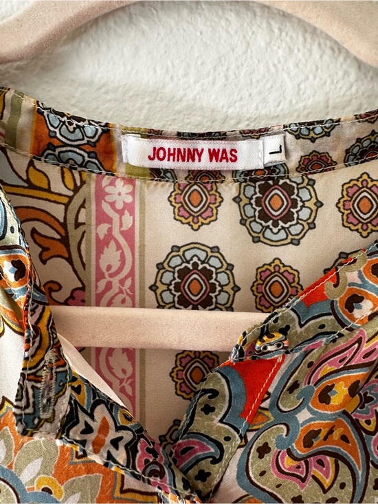 Johnny Was Tops - Johnny Was Multicolor silk tunic/blouse